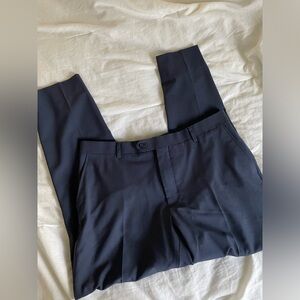 Joseph Abboud navy wool blend dress pants